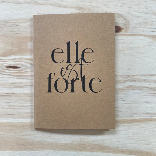 "Elle Est Forte" Card