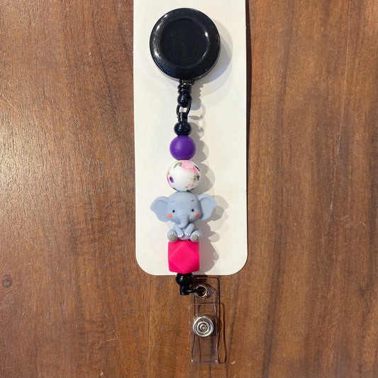Elephant Badge Holder