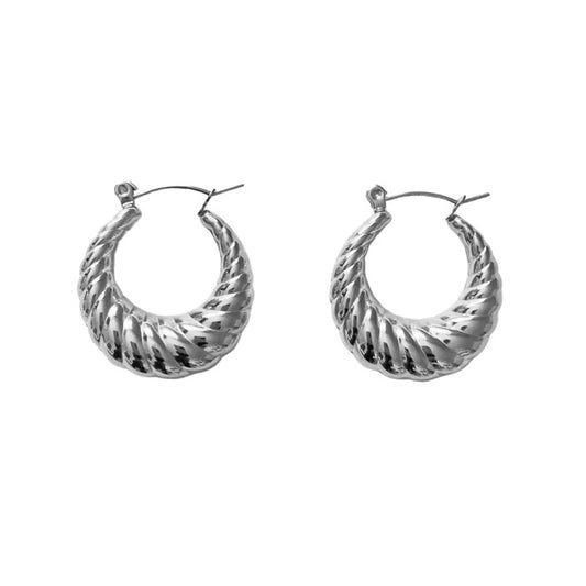 Croissant Hoop Earrings