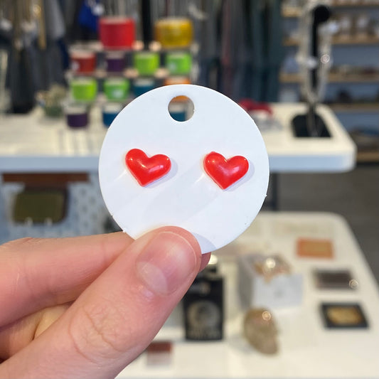 Heart Stud Earrings