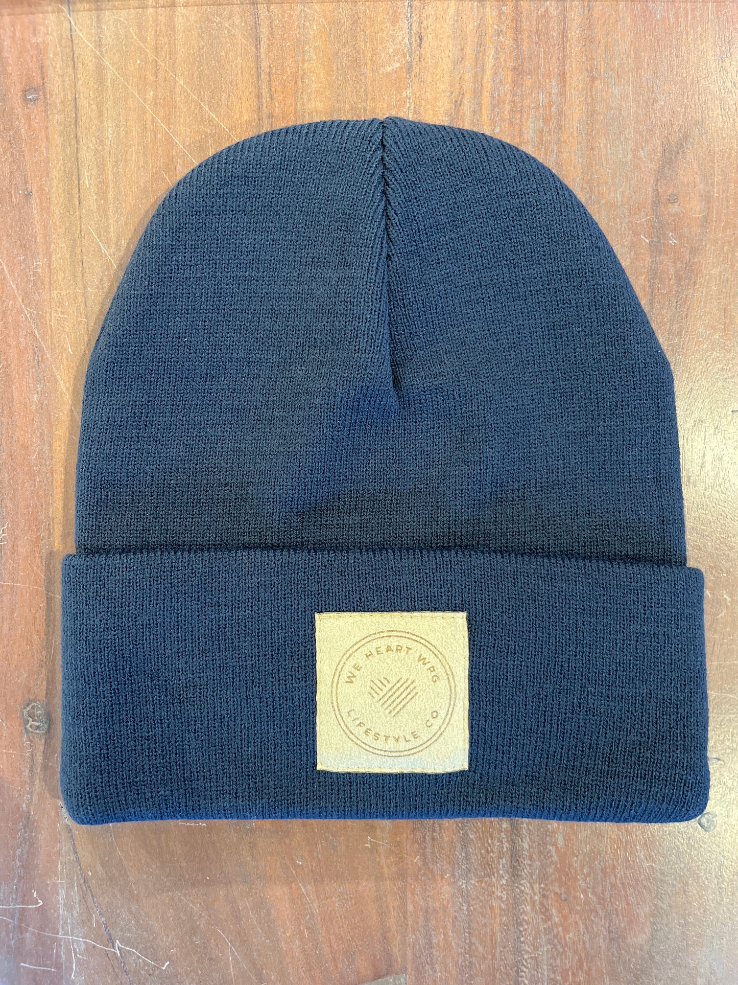 WHW Lifestyle Toque | Natural on Navy