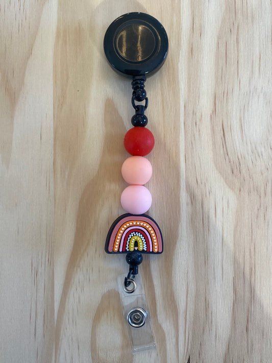 Rainbow Badge Holder