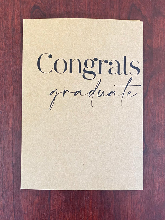 “Congrats Graduate” Card