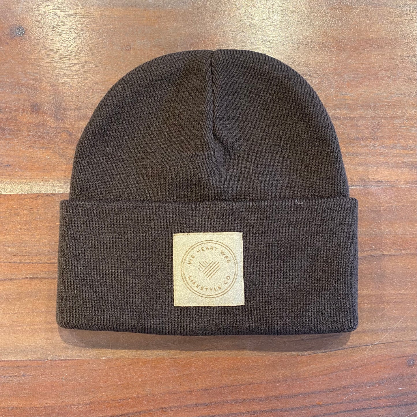 WHW Lifestyle Toque | Natural on Chocolate