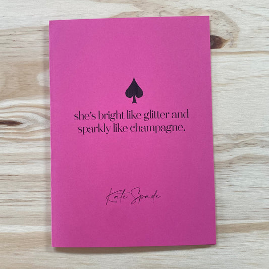 "She's Bright Like Glitter" Card