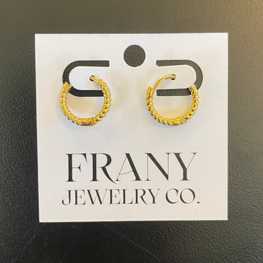 Coiled Hoop Earrings