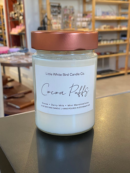 Cocoa Puffs Jar Candle