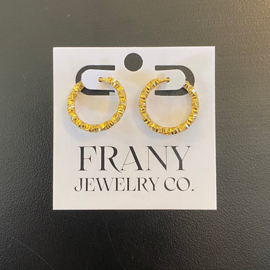 Angular Hoop Earrings