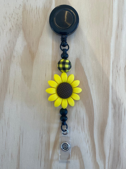 Sunflower Badge Holder