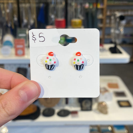 Cupcake Stud Earrings