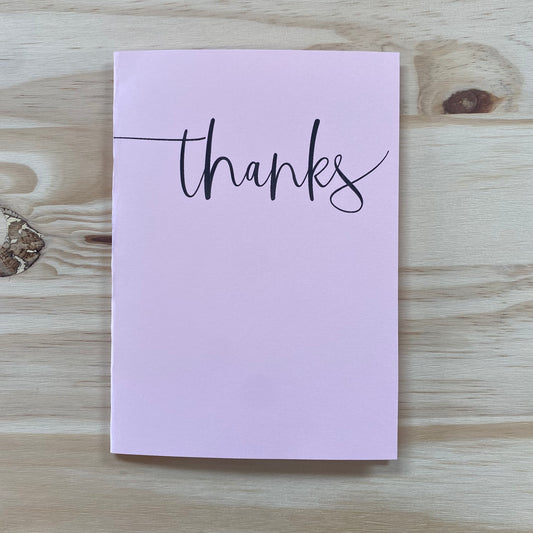 "Thanks" Card