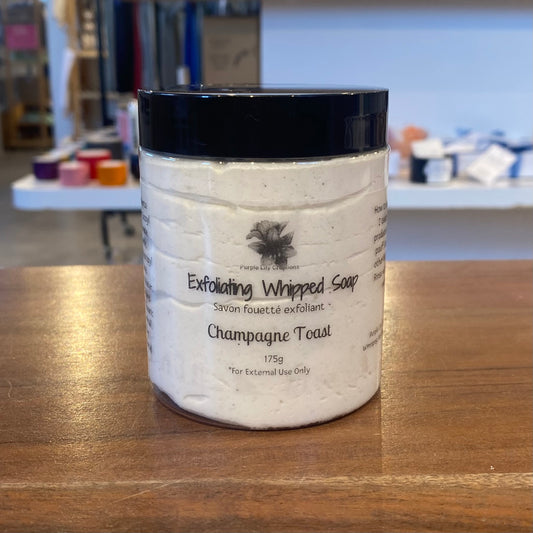 Champagne Toast Exfoliating Whipped Soap