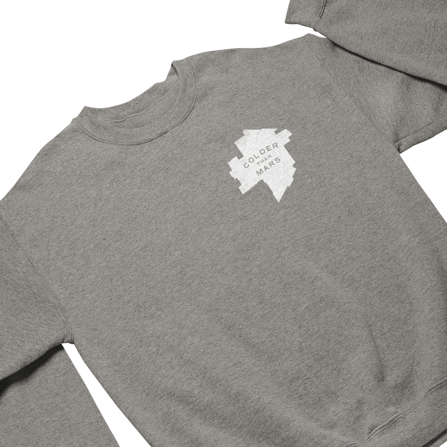 Colder Than Mars Crewneck | Athletic Grey