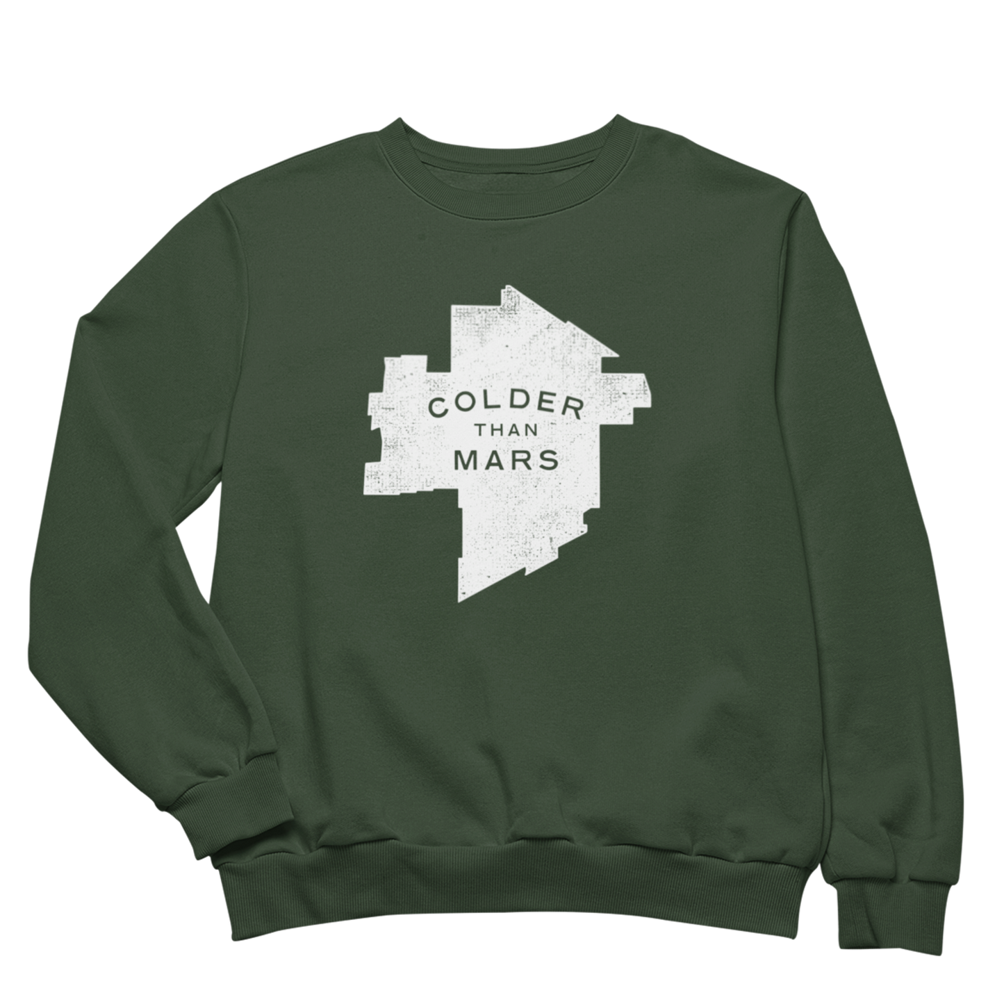 Colder Than Mars Crewneck | Forest