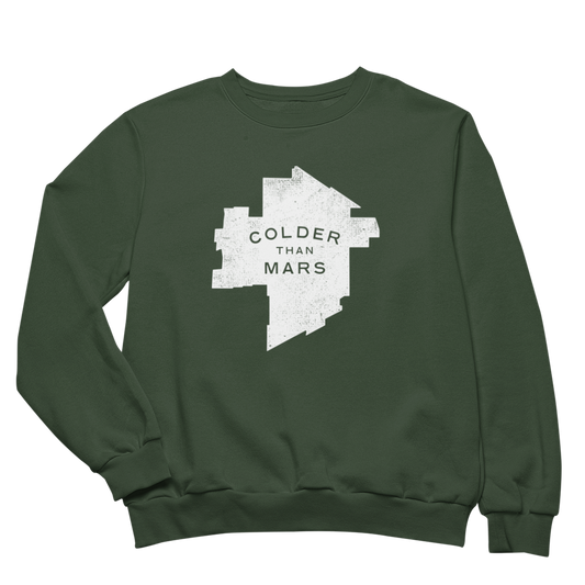 Colder Than Mars Crewneck | Forest