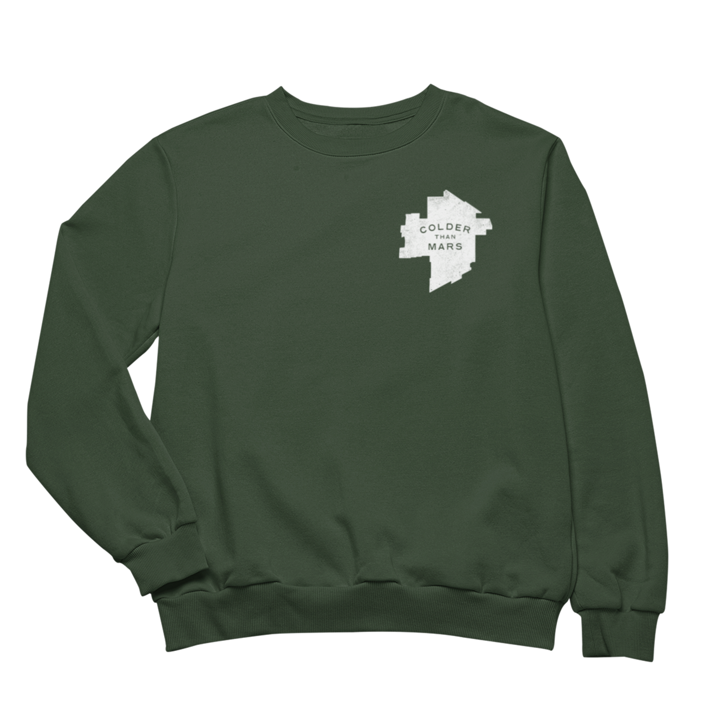 Colder Than Mars Crewneck | Forest