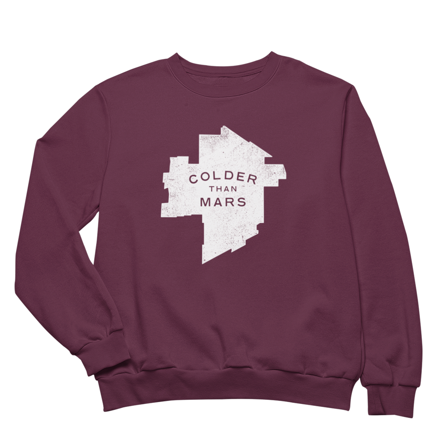 Colder Than Mars Crewneck | Maroon