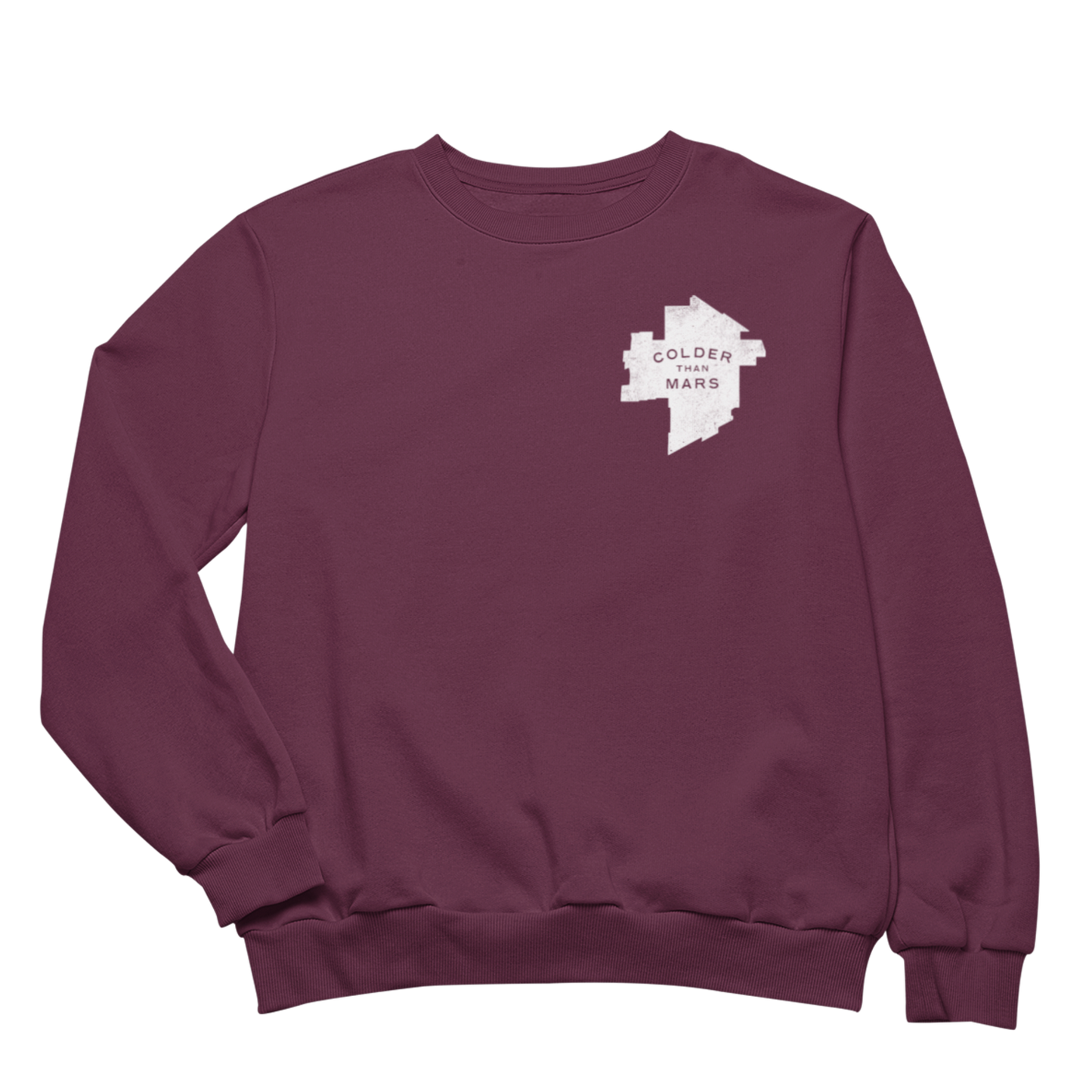 Colder Than Mars Crewneck | Maroon