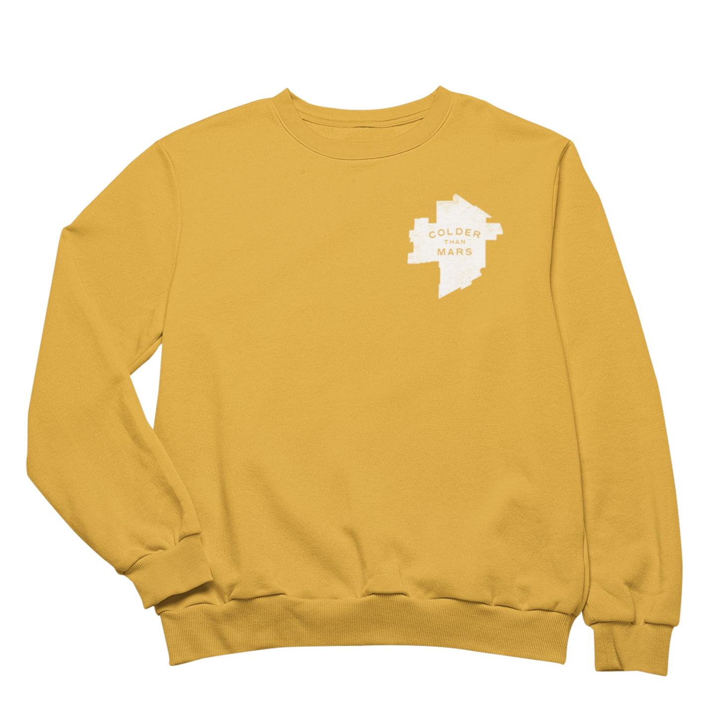 Colder Than Mars Crewneck | Mustard