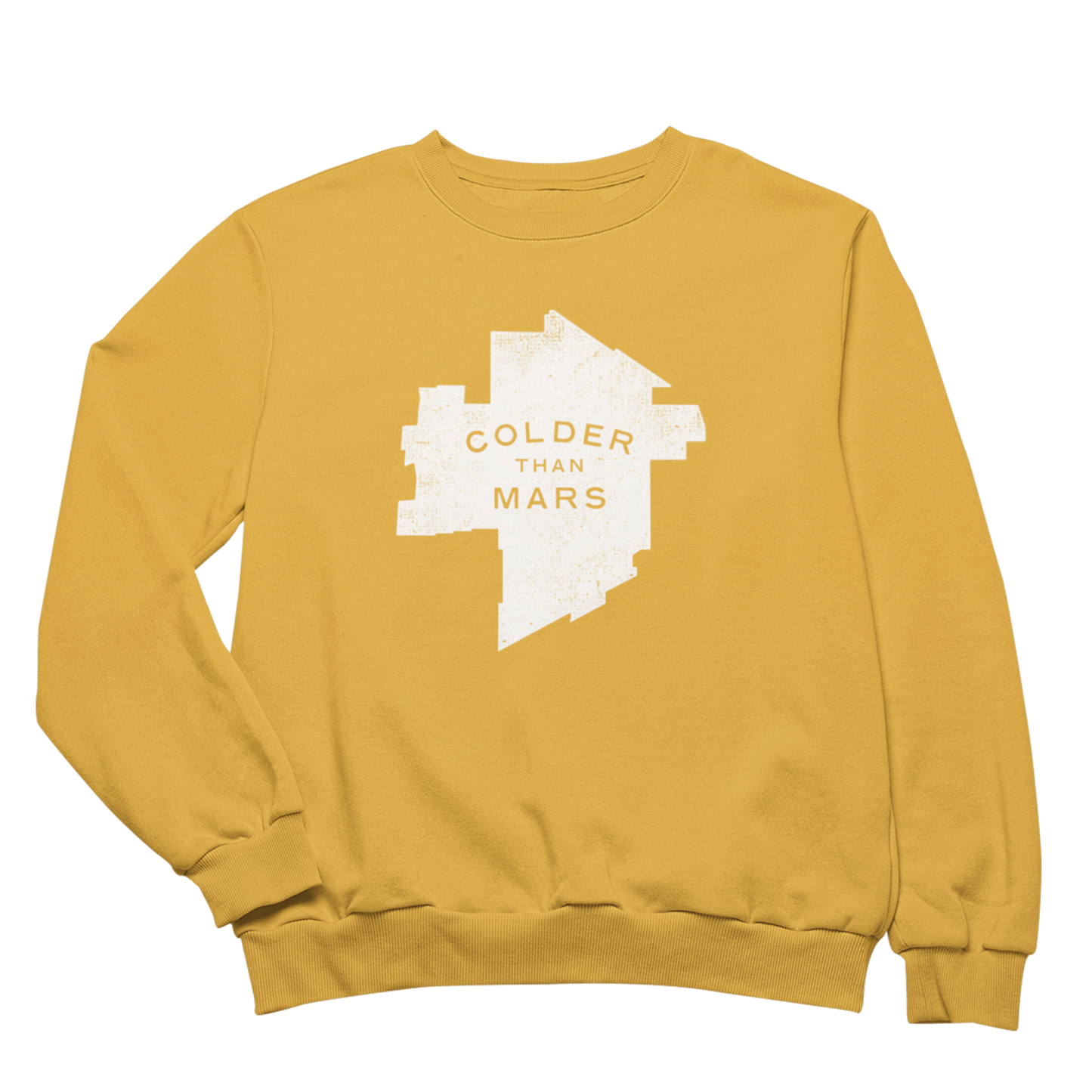 Colder Than Mars Crewneck | Mustard