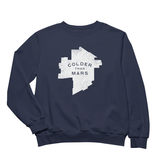 Colder Than Mars Crewneck | Navy