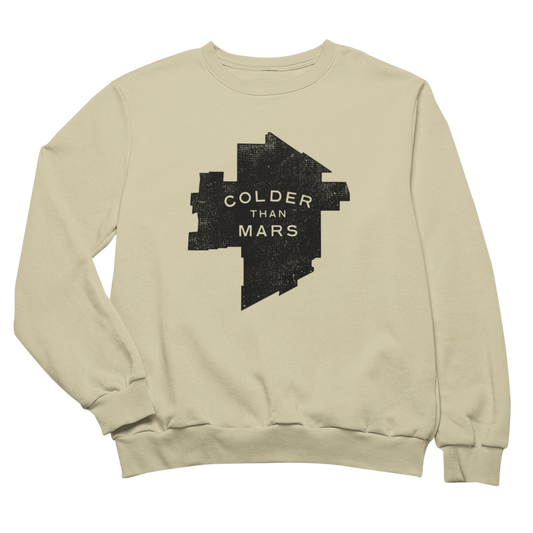Colder Than Mars Crewneck | Sandstone