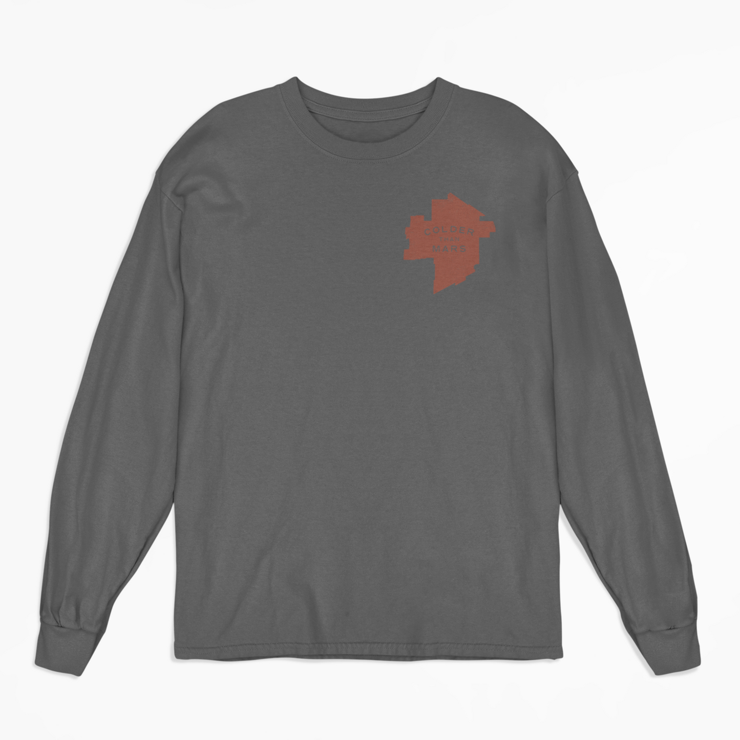 Colder Than Mars Long Sleeved Tee | Charcoal