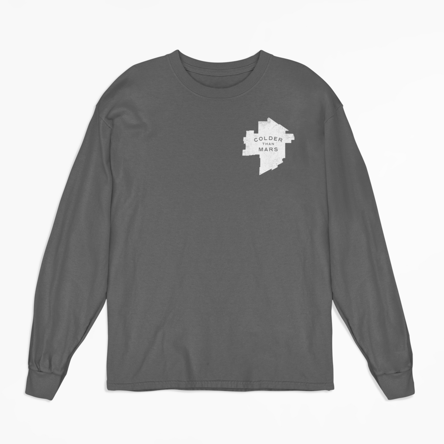 Colder Than Mars Long Sleeved Tee | Charcoal