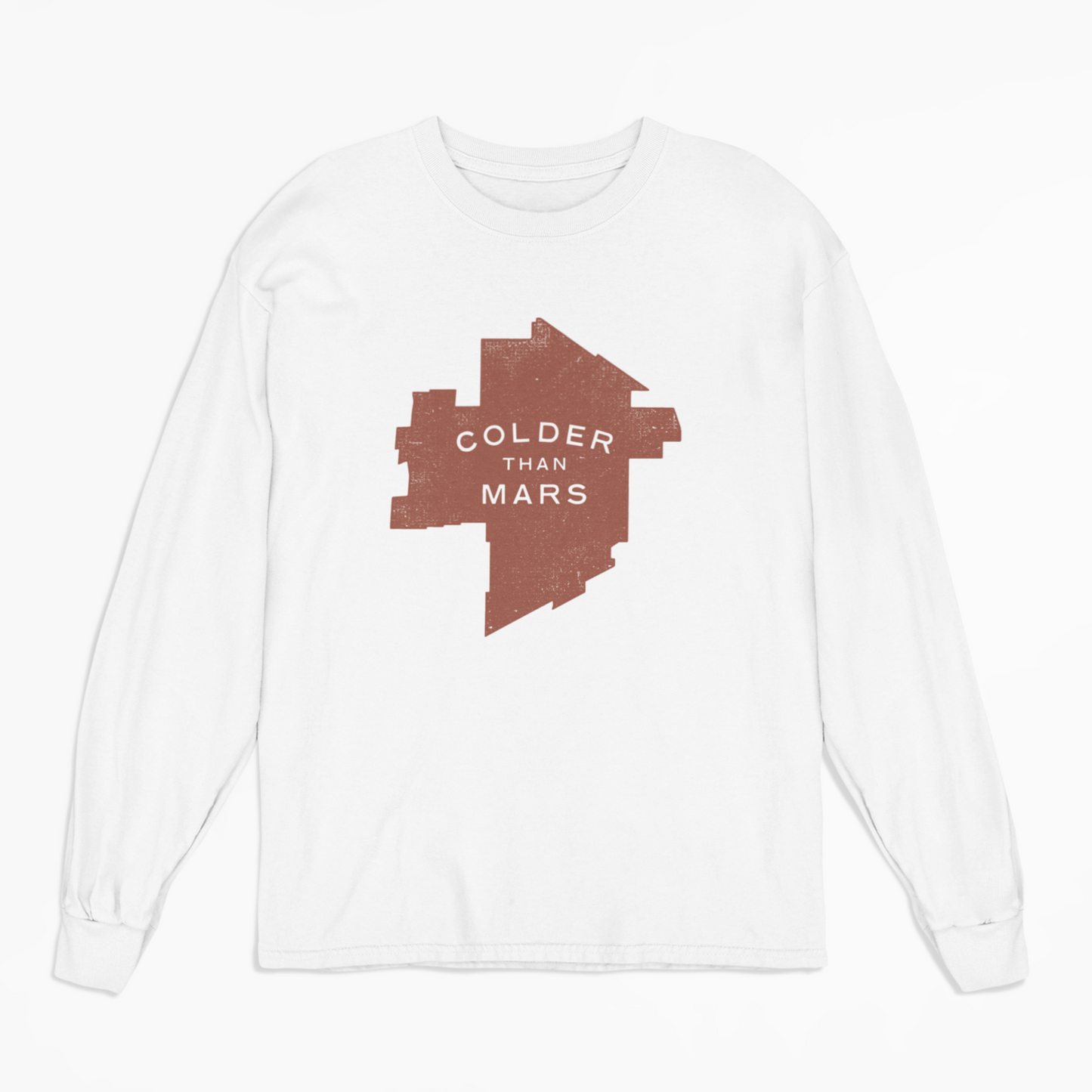 Colder Than Mars Long Sleeved Tee | White
