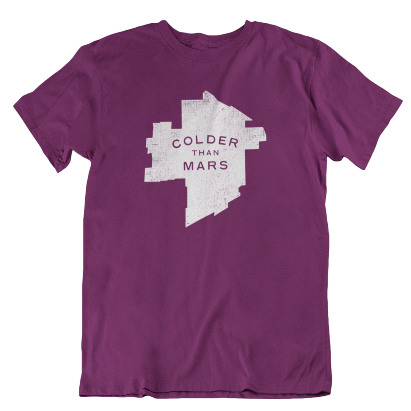 Colder Than Mars Tee | Maroon