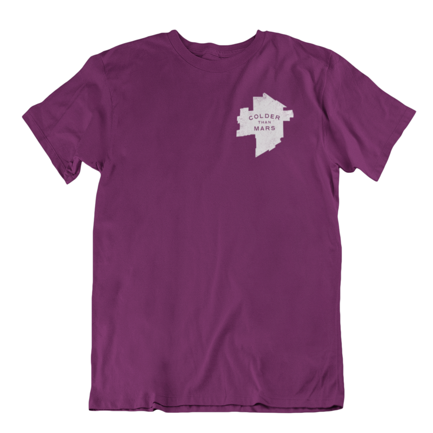 Colder Than Mars Tee | Maroon