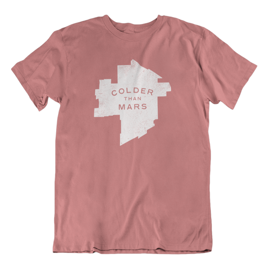 Colder Than Mars Tee | Mauve