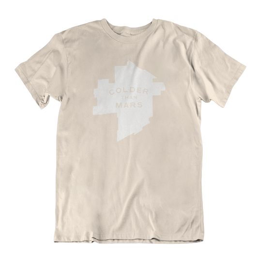 Colder Than Mars Tee | Sandstone