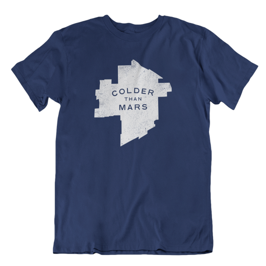 Colder Than Mars Tee | Navy