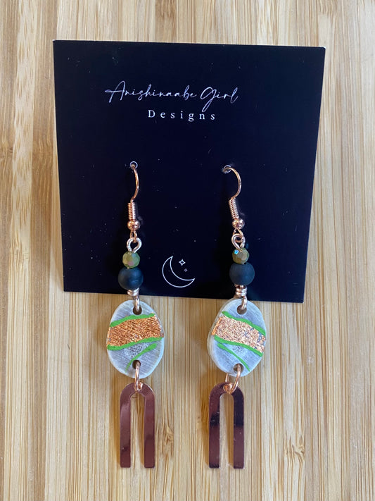 Deer Antler Earrings