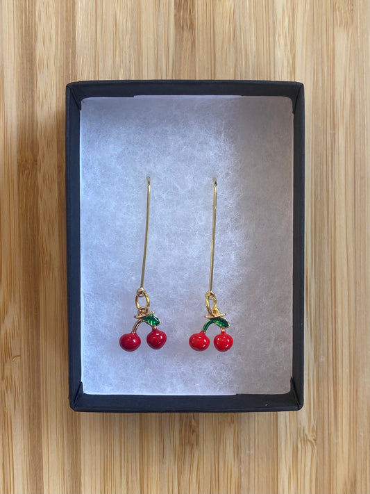 Cherry Charm Earrings