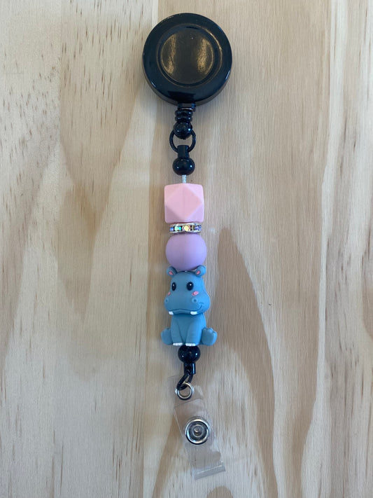 Hippo Badge Holder