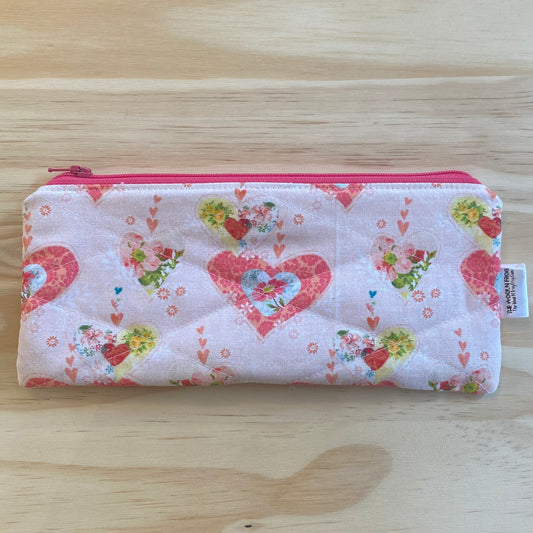 Hearts Pencil Case