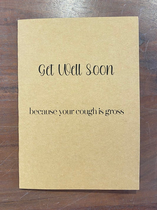 "Get Well Soon" Card