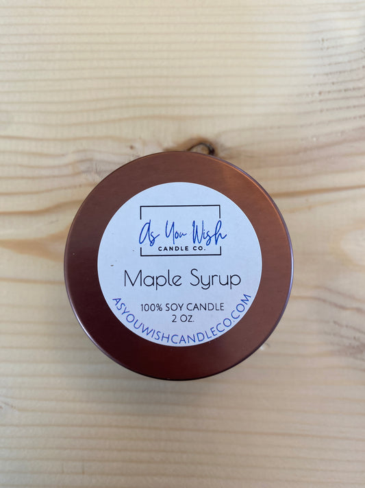 Maple Syrup Candle