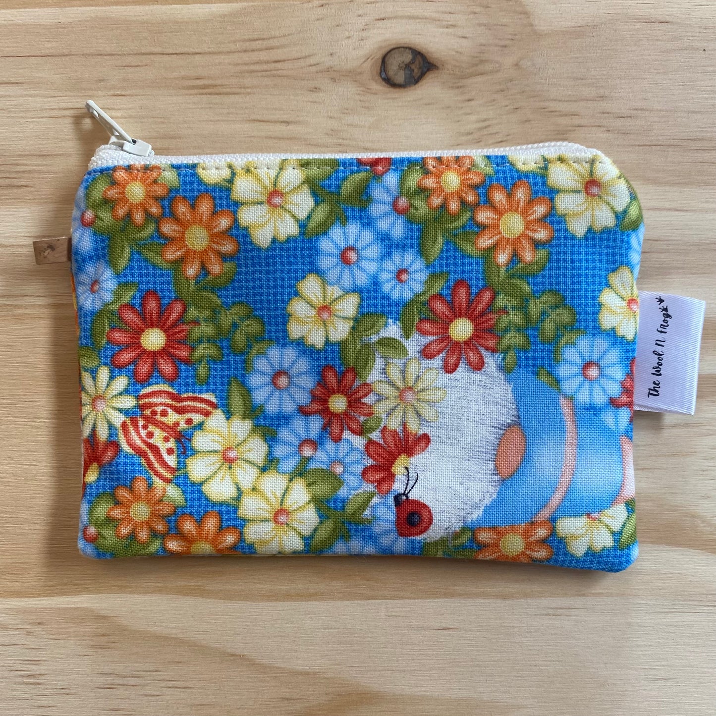 Floral Zipper Pouch