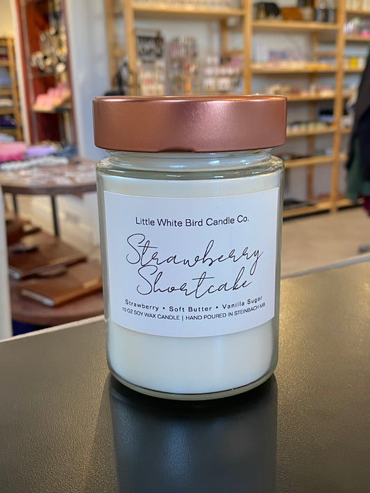 Strawberry Shortcake Jar Candle
