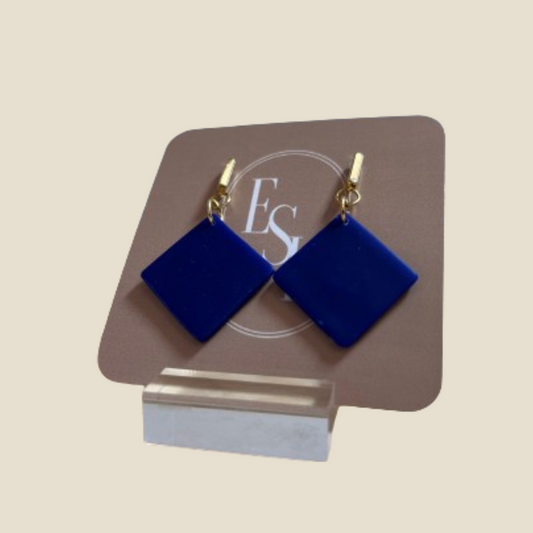 Cobalt Charms Earrings