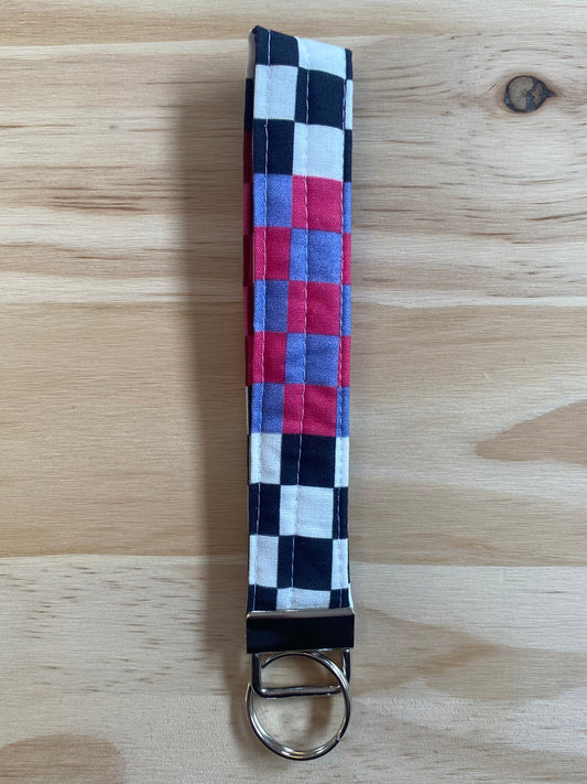 Checkered Wristlet
