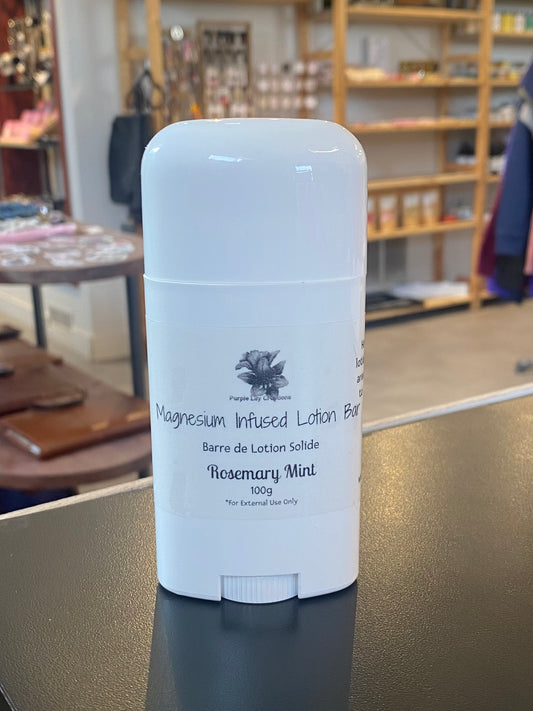 Rosemary Mint Magnesium-Infused Lotion Bar