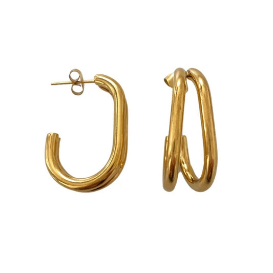 Zia Hoop Earrings