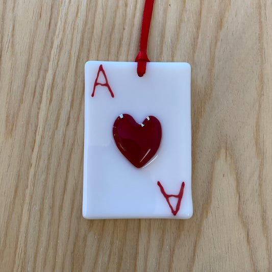 Ace of Hearts Ornament