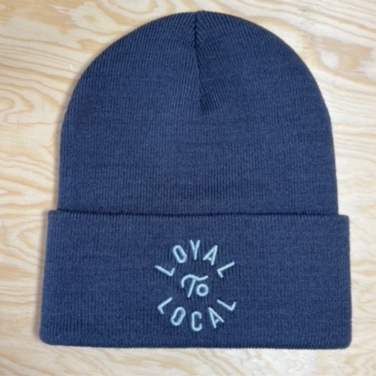 Loyal to Local Toque | Cool Grey on Charcoal