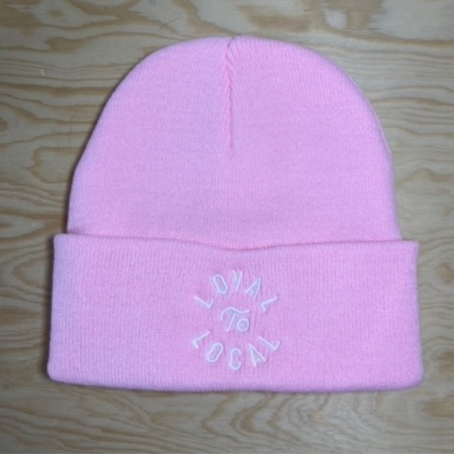 Loyal to Local Toque | White on Pink