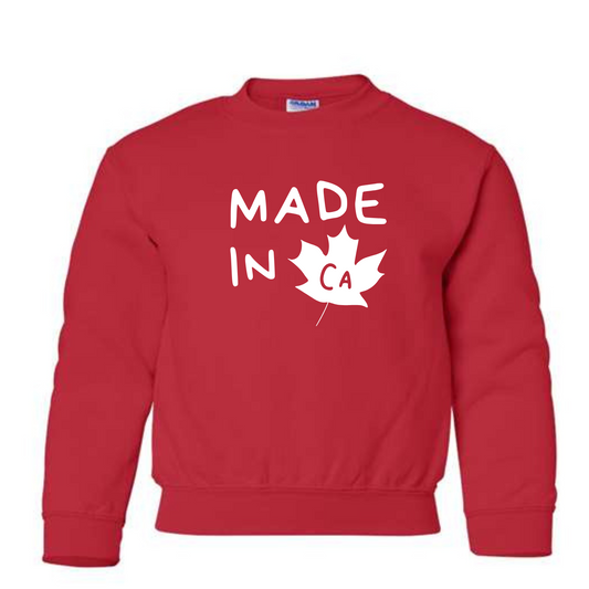 Made in CA Youth Crewneck | PRESALE